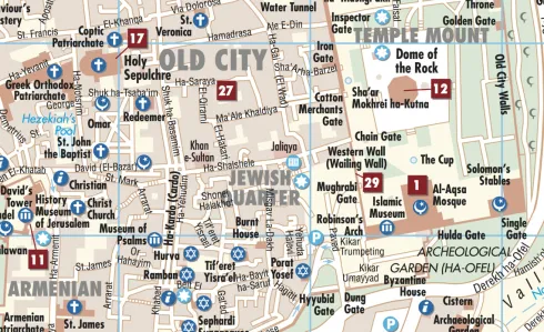 Jerusalem - Borch Maps