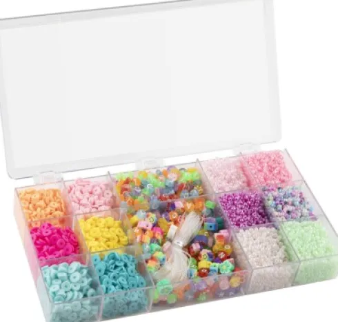 Joya - Jewellery Bead Set - DIY Smykkesæt - 15 Perler Og Tråd