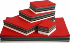 Julekarton - A2,A3,A4,A5,A6 - 180 G - Assorterede Farver - 1800 Assorterede Ark