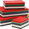 Julekarton Og Sakse - A3,A4,A5,A6 - 180 G - Assorterede Farver