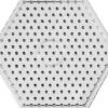 6 Kantet Perleplade - Hexagon - Jumbo - Klar