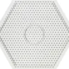 6 Kantet Perleplade - Hexagon - Medium - 15X15 CM - 10 Stk