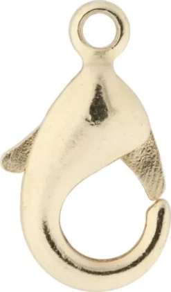 Karabinhage - L 10,1 MM - Forgyldt - 100 Stk
