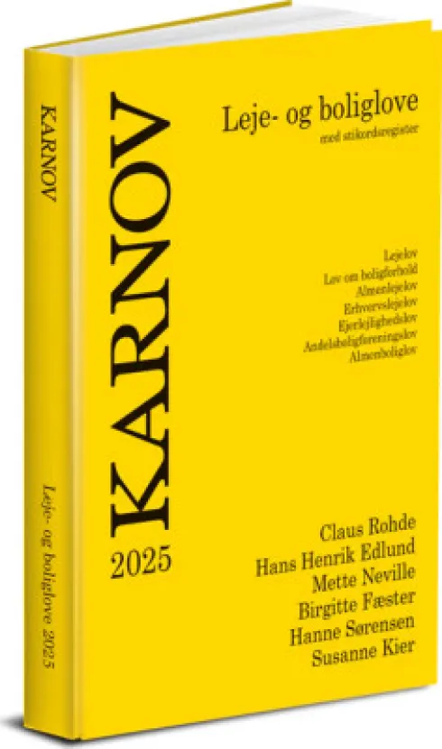 Karnov Leje- Og Boliglove 2025