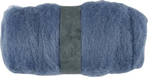 Kartet Uld - Himmelblå - 100 G/ 1 Bundt
