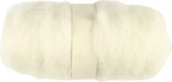 Kartet Uld - Hvid - 100 G