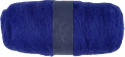 Kartet Uld - Kongeblå - 100 G/ 1 Bundt