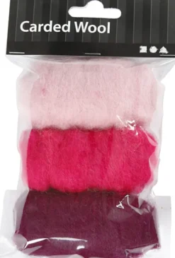 Kartet Uld - Lilla Pink Harmoni - 3X10 G