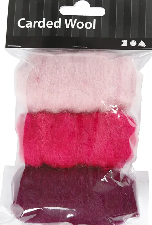 Kartet Uld - Lilla Pink Harmoni - 3X10 G