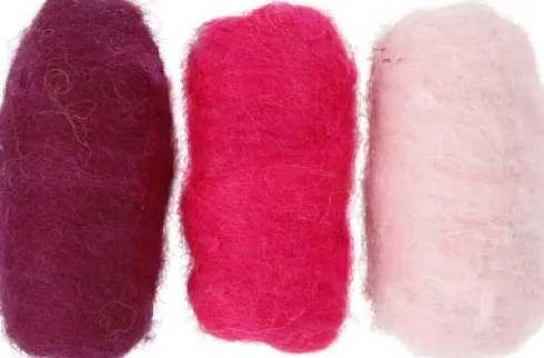 Kartet Uld - Lilla Pink Harmoni - 3X10 G