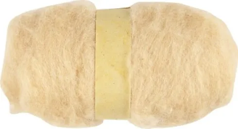 Kartet Uld - Lys Pudder - 100 G/ 1 Bundt