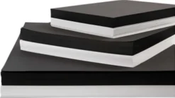Karton - A2,A3,A4 - 200+250 G - Sort - Hvid - 600 Assorterede Ark