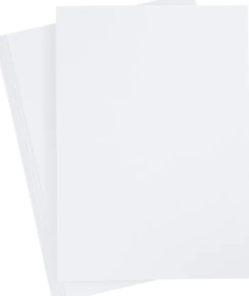 Karton - A4 - 180 G - Hvid - 25 Ark