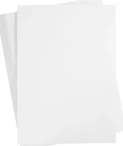 Karton - A2 - 180 G - Hvid - 100 Ark