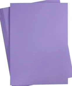 Karton - A2 - 180 G - Lilla - 100 Ark