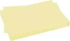 Karton - A4 - 220 G - Lys Gul - 10 Ark