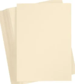 Karton - A4 - 180 G - Lys Pudder - 25 Ark