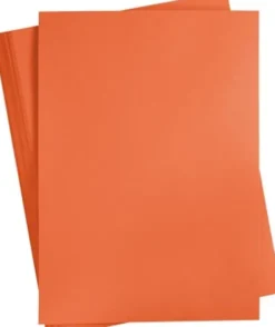 Karton - A2 - 180 G - Orange - 100 Ark