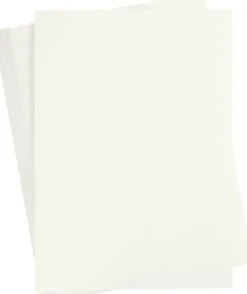 Karton - A2 - 180 G - Råhvid - 100 Ark