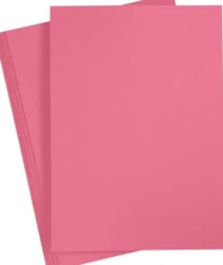 Karton - A4 - 180 G - Rosa - 25 Ark