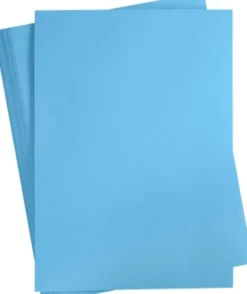 Karton - A2 - 180 G - Turkisblå - 100 Ark