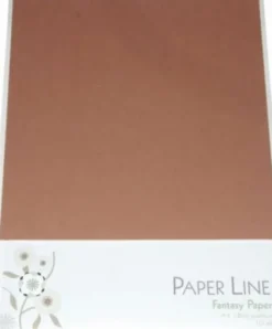 Karton - A4 - Lysebrun - 10 Ark - 180 G - Fantasy Paper - Paper Line