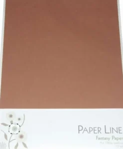 Karton - A4 - Lysebrun - 10 Ark - 180 G - Fantasy Paper - Paper Line
