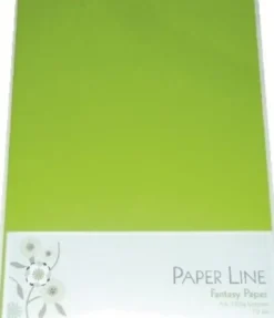 Karton - A4 - Lysegrøn - 10 Ark - 180 G - Fantasy Paper - Paper Line