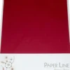 Karton - A4 - Mørkerød - 10 Ark - 180 G - Fantasy Paper - Paper Line