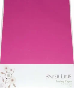 Karton - A4 - Pink - 10 Ark - 180 G - Fantasy Paper - Paper Line