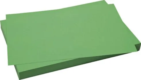 Karton - Ark 50X70 CM - 270 G - Græsgrøn - 10 Ark