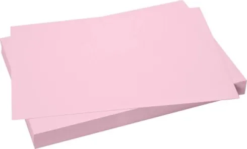 Karton - Ark 50X70 CM - 270 G - Rosa - 10 Ark