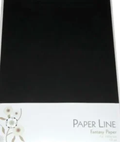 Karton - A4 - Sort - 10 Ark - 180 G - Fantasy Paper - Paper Line