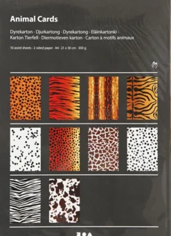 Karton - A4 - 210X297 MM - 300 G - Dyr - 10 Stk