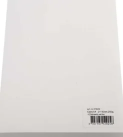 Karton - A4 - 210X297 MM - 250 G - Hvid - 100 Stk