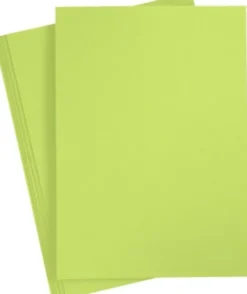 Karton - A4 - 210X297 MM - 180 G - Lys Grøn - 20 Stk