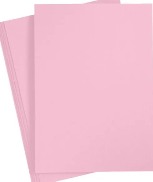 Karton - A4 - 210X297 MM - 180 G - Lys Pink - 20 Stk
