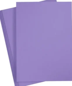 Karton - A3 - 297X420 MM - 180 G - Mørk Lilla - 20 Ark