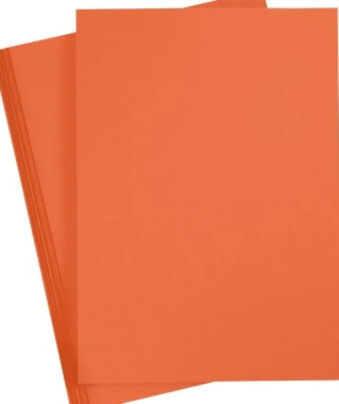 Karton - A3 - 297X420 MM - 180 G - Orange - 20 Ark