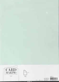 Karton - A4 - 210X297 MM - 210 G - Pastel Grøn - 10 Stk