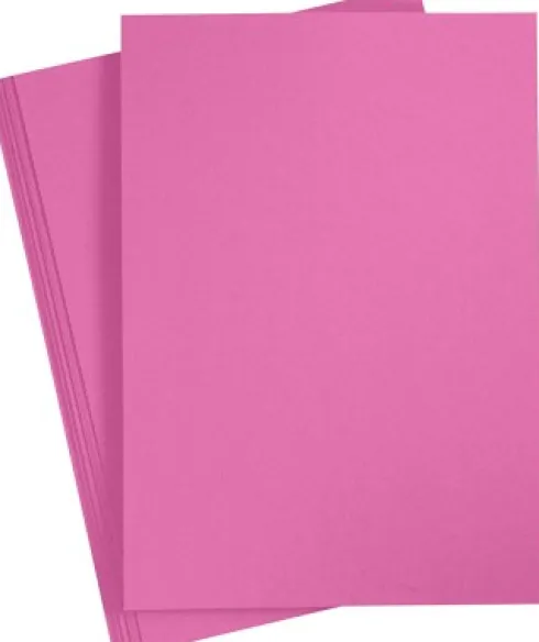 Karton - A4 - 210X297 MM - 180 G - Pink - 20 Stk