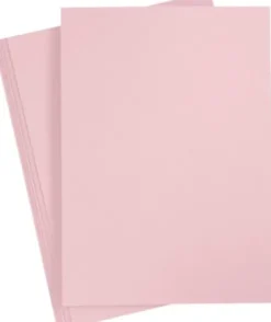 Karton - A4 - 210X297 MM - 210 G - Rosa - 10 Stk