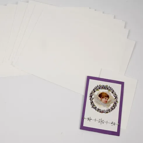 Karton Festpapir - A4 - 210X297 MM - 135 G - Råhvid - 25 Stk