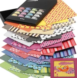Karton - Flere Farver Rivekarton - A4 - 250 G - 16X10 Ark - Color Bar