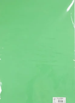 Karton - 50X70 CM - 270 G - Græsgrøn - 10 Ark