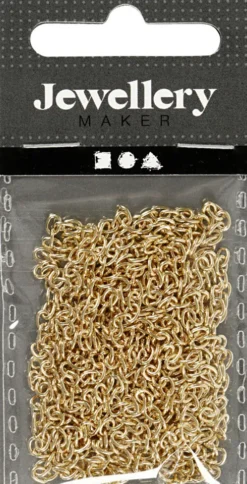 Kæde - B 2 MM - Forgyldt - 2 M