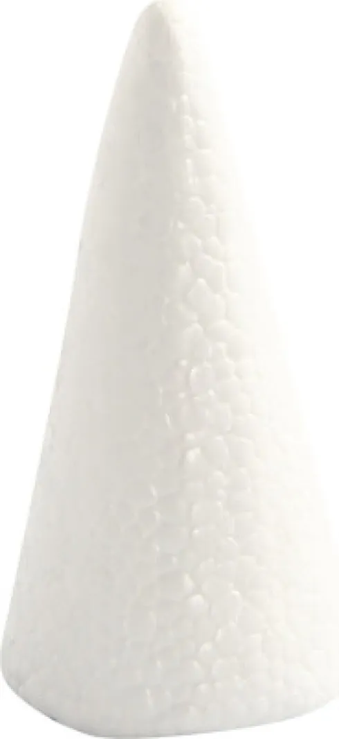 Kegle - H 11 CM - Ø 5,5 CM - Hvid - 5 Stk