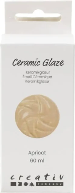 Keramik Glasur - 984-1101 C - Dækkende - Apricot - 60 ML