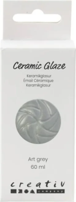 Keramik Glasur - 984-1101 C - Dækkende - Art Grey - 60 ML