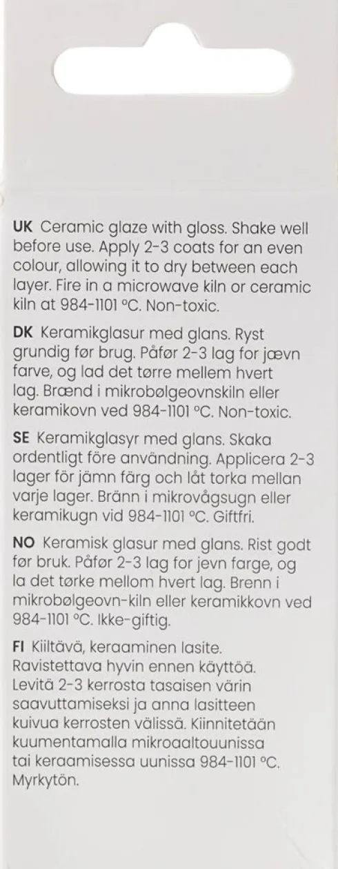 Keramik Glasur - 984-1101 C - Dækkende - Cad Yellow - 60 ML